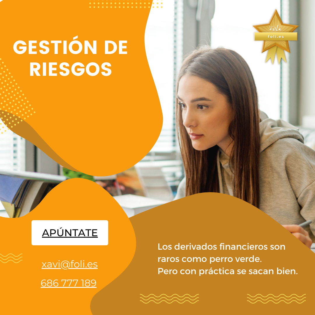 Chica morena estudiando gestión de riesgos del primer semestre en nuestras clases particulares de ADE
