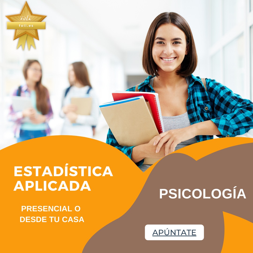 Clases particulares de Estadística aplicada de Psicología